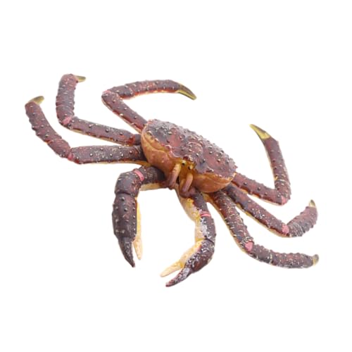 Imagen de minkissy de Cangrejo de Plástico Sólido Simulado Juguete Educativo de Animales para Adorno Decorativo Realista y Duradero