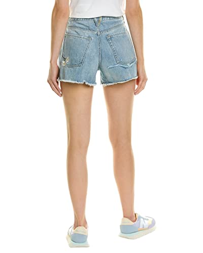 7 For All Mankind Women's Monroe Cutoffs in Floral Rigid3