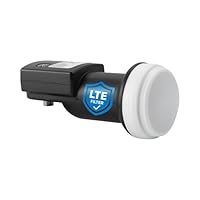 TechniSat Single LNB - mit Satfinder & LTE-Filter (1 Teilnehmer, digital, Full HD, UHD, 4K, 3D – Premium-Qualität & schnelle Ausrichtung) schwarz