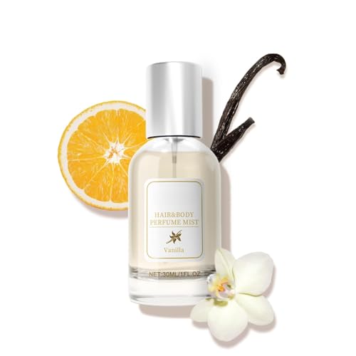 LBOYLOVE Hair Perfume for Women Vanilla Pheromone Hair & Body Shine Spray Nourishing and Hydrating Mist Fragrance Eau Parfum Long Lasting & Add Shine Portable Light Perfume 30 ml