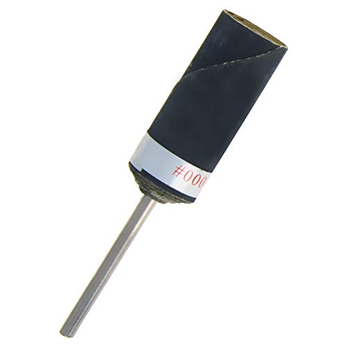 Utoolmart — Cabeças de moagem cilíndrica com diâmetro de 2,35 mm, mangas de lixamento abrasivas de 1