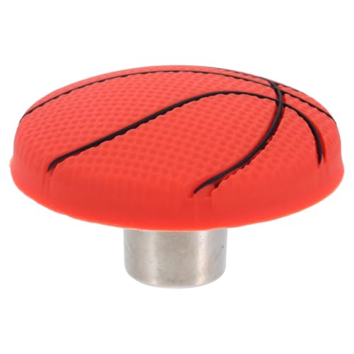 IWOWHERO Basketball Style Drawer Knobs Boys and Girls-Friendly Soft Silicone Versatile for Nursery and Dresser