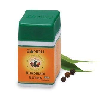 Zandu Khadiradi Gutika 70 Tab