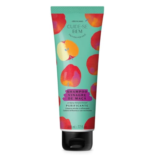 Shampoo O Boticário Cuide-se Bem Feira Vinagre de Maçã 230ml – Limpeza Suave e Brilho Intenso