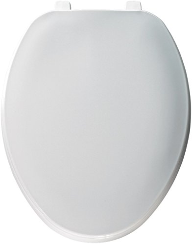 Image of Bemis 170 Durable Plastic Toilet Seat, Elongated, White (Pack of 6)