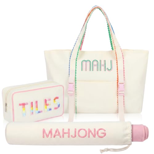 Set de 3 Bolsas para Mahjong Americano