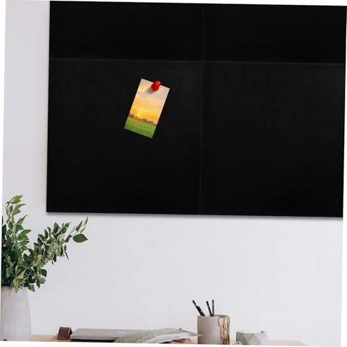 Brique murale auto-adhésive noir et panneau mur adhésif felt isolant phonique - 8