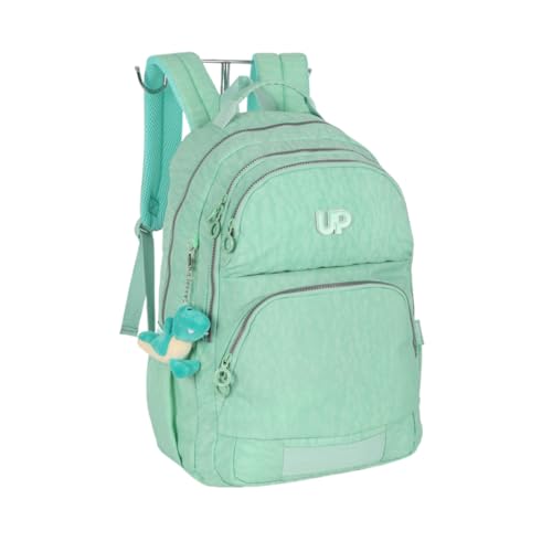 Mochila Costas Escolar Notebook Laptop Juvenil Adulto Infantil Unissex Up4you (Turquesa)