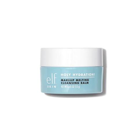 e l f SKIN Mini Holy Hydration Makeup Melting Cleansing Balm Face Cleanser Makeup Remover Infused with Hyaluronic