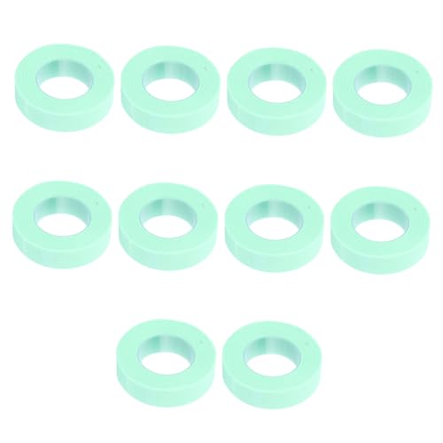 CIYODO 10 rollos Cinta Adhesiva para Extensión de Pestañas Antialérgica Transpirable No Tejida para Injerto y Protección de Piel Salones y Uso Personal