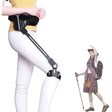 Wearable Power Walking Aid, Exoskeleton Assistance for Mobility, 3-Level Adjustable Strength, Bionic Leg Booster for Elderly, Hiking, Travel & Daily Support, Right Leg Device