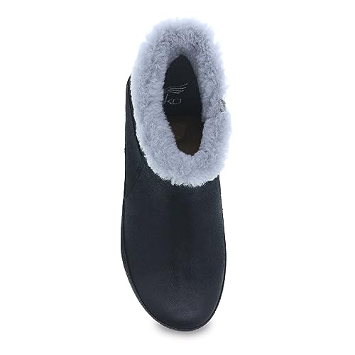 Dansko Women's Mitzy Boot - Lightweight Outsole and Durable, Comfortable Ride on Patented Stapled Construction - Faux Fur Collar and Inside Zip2