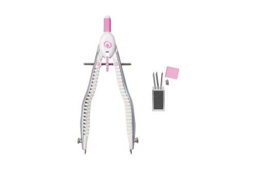 Preisvergleich Produktbild Herlitz Schnellverstellzirkel weiá / pink