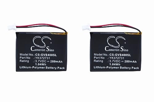 (2 Pack) XSP Battery for Golf Buddy DSC-GB750 DSC-GB900 Voice 2 Voice GPS Rangefinder Voice Plus VS4 GPS Rangefinder VS4 Voice PN PL482730 YK372731