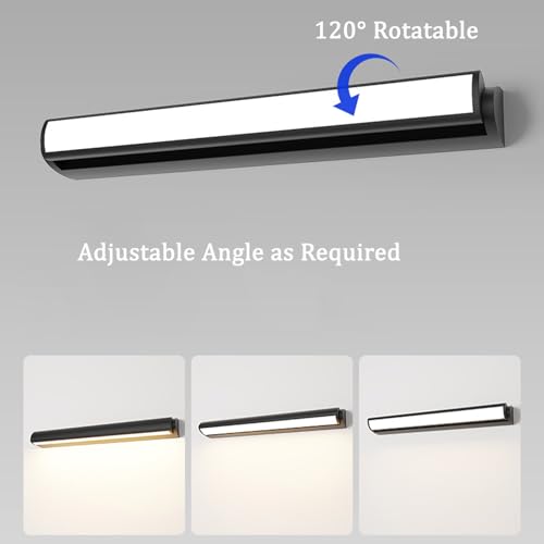 Lámpara de espejo de baño LED orientable para un maquillaje perfecto 2