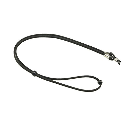Cdet. 1x Cadena de Gafas Moda Antideslizante Ajustable Fija con Hebilla de Silicona Gafas Cuerda Elegantes Hombres y Mujeres Gafas Accesorios Decorativos?Negro? 70cm