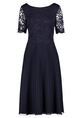 Vera Mont Damen 0113/4825 Partykleid, Blau, 42