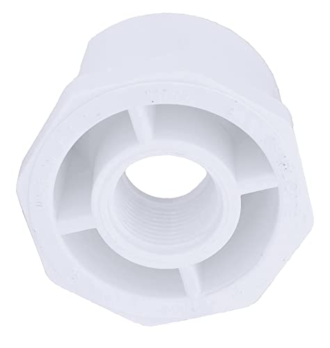 LEFITPA Replacement 1-1/2 Inch X 1-1/4 Inch Slip X Slip PVC Bushing/Reducer Sch 40 for PrimeX 88170