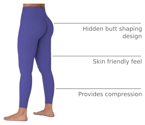 Image of Sunzel Sunzfly Invisible Butt Scrunch Workout Leggings for Women, Butt Lifting High Waisted Gym Yoga Pants with Tummy Control