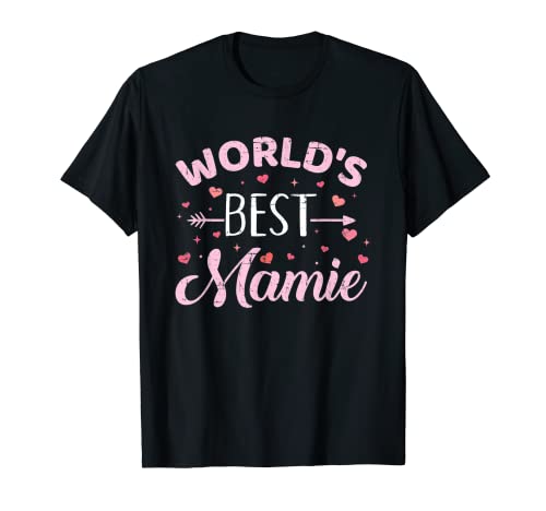World'S Best Mamie Para Mejor Abuela Camiseta