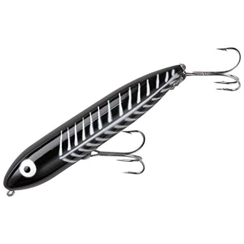 Heddon Zara Spook Topwater Lure - Black Shore Minnow Cover
