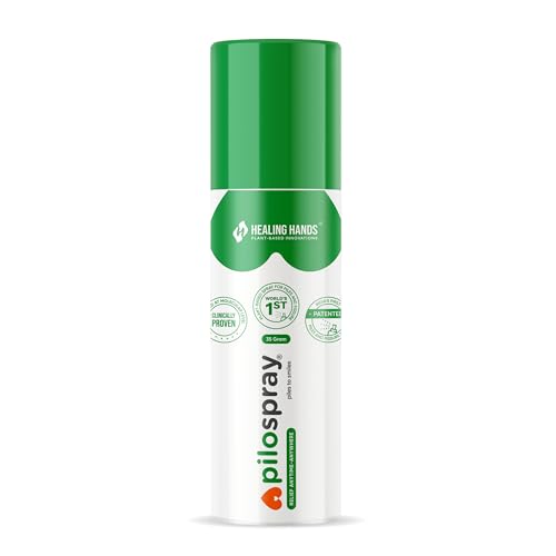 Healing Hands PiloSpray Treatment Spray - 35gm, Patented Plant Ba...