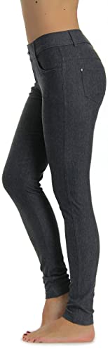 Image of Prolific Health Women's Jean Look Jeggings Tights Slimming Many Colors Spandex Leggings Pants Capri S-XXXL