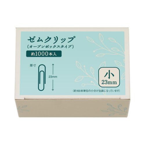「カウコレ」プレミアム ゼムクリップオープンボックス小1000本入×10