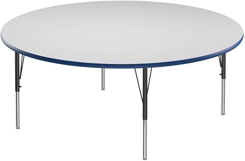 Miniatura 71 de Correll - Mesa rectangular de 24 x 36 pulgadas, mesa de actividades superior de borrado en seco, altura ajustable (19 a 29), laminado de alta