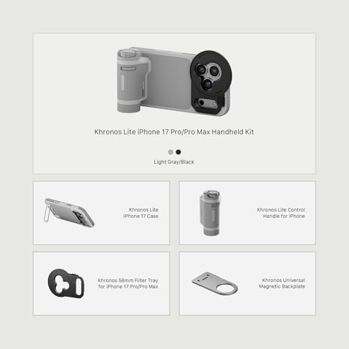 Kit portable Tilta Khronos Lite iPhone 17 Pro Max plaque arrière magnétique - 7