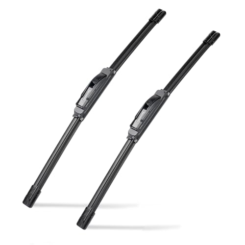 NETRSR 18 and 18 Windshield Wiper Blades for 1995-2011 Ford Ranger/2006-2011 Chevry HHR/1997-2001 Jeep Cherokee/1995-1998 Chevrolet C1500 All-Season Auto Windshield J-Hook Wiper Blades(Pack of 2)