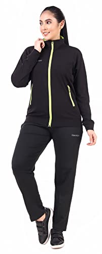 Image of Tempest Women's Stylish Ultra Strechable Lycra Sports Athletic Gym Running Sports Track Suit | Women's Yoga Track Suit Pants, Joggers, Gym, Active Lower Wear ll (2 Piece Set)