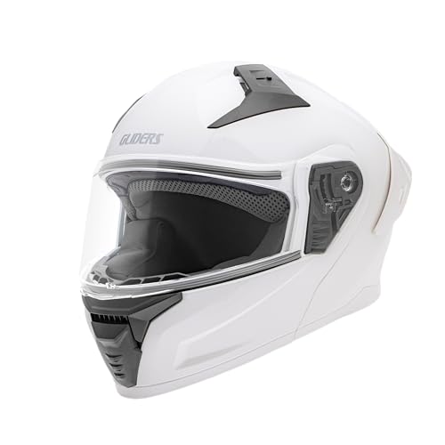 Image of Gliders Vortex DX Flip-Up Full Face Helmet with Spoiler with Clear Visor