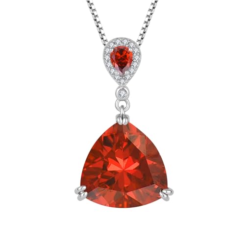 Pendentif Trilliant Collier Argent 925 Femme JO WISDOM pour Sublimer Vos Tenues de Soirée