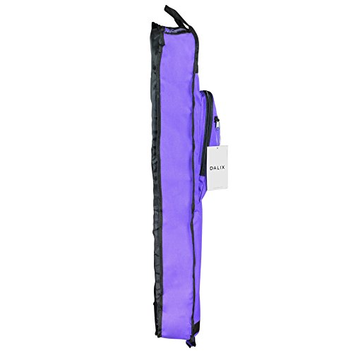 DALIX 39" Garment Bag Cover Suits Dresses Clothing Foldable Shoe Pocket in Purple - Image 4
