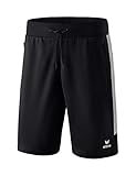 Erima Kinder Squad Kurze Trainingsshort, schwarz/Silver Grey, 152