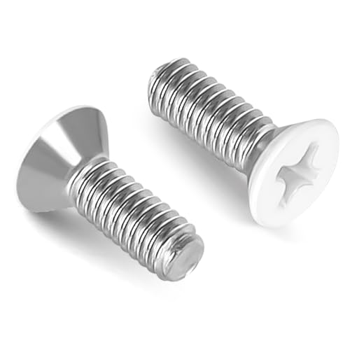 Mewudecor FHMS.W0632X34-100 #6-32 X 3/4 Inch Flat Head Machine Screws cover