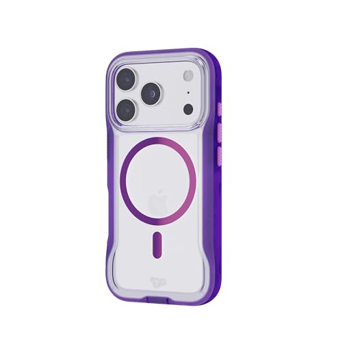 Coque iPhone 17 Pro Tech21 EvoPro Violet et Rose compatible MagSafe - 5