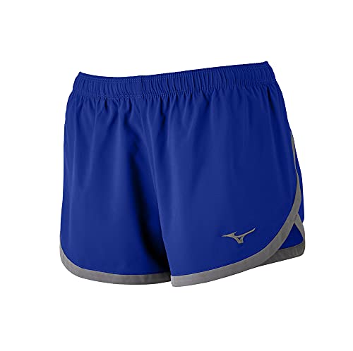 Short Mizuno Women's Impact bleu royal taille M pour le running