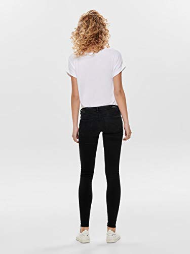 ONLY dames jeans ONLFCORAL SL SK JNS BB AZ141700 - Skinny Fit - zwart - Black Denim - Image 5