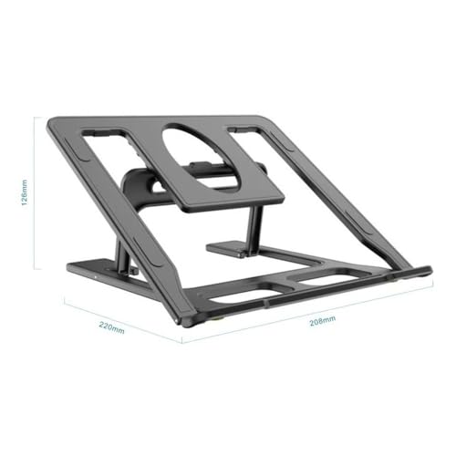 Soporte ergonómico plegable para laptop portátil miniatura 2