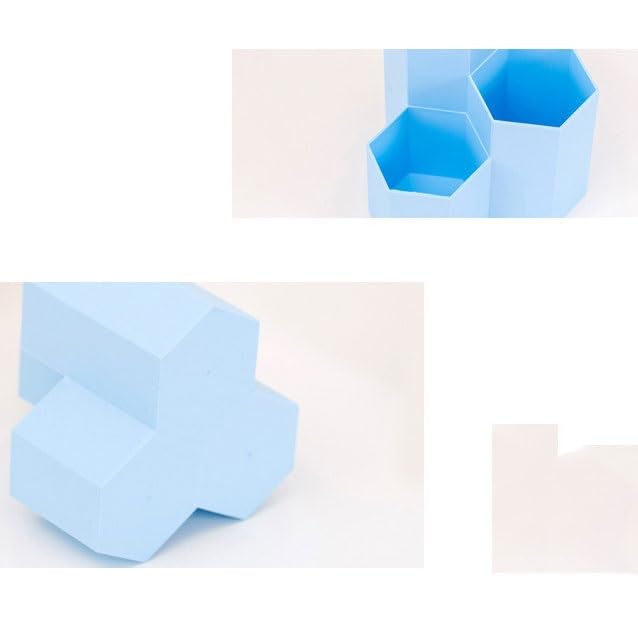 Porte-stylo hexagonal double niveau pour trier les crayons et brosses - 3