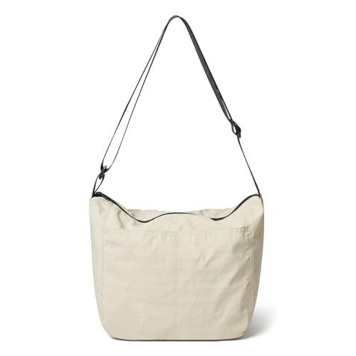 Image of Lightweight Nylon Crossbody Purse Unisex Casual Waterproof Shoulder Sling Bag With Adjustable Wide Strap