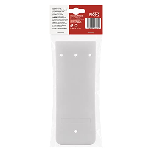 EMOS P0004C Power Strip Wall Mount, Universal Holder for 5 or 6-Way Multiple Sockets, White - Image 4
