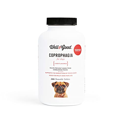 Petco Brand - Well & Good Coprophagia Chewable Tablets for Dogs, Count of 120, 120 CT