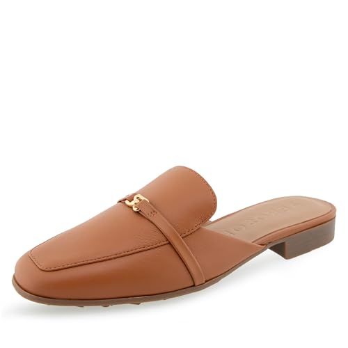 Aerosoles Women's PATCHIN Mule, Tan Pebbled Leather, 10.5