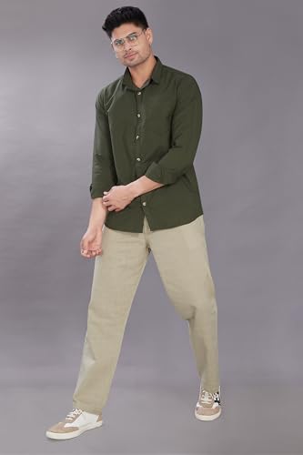 Image of DIVISIVE Men's Solid Slim Fit Shirt