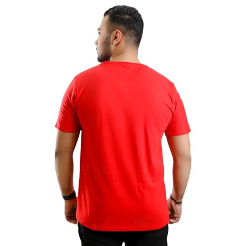 Image of Adventure Printed Round Neck Cotton Men T-Shirt
