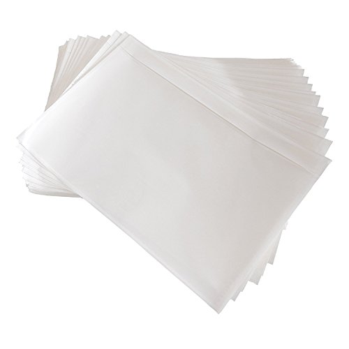 9527 Product 6" x 9" Clear Adhesive Top Loading Packing List Clear Shipping Pouches, Mailing/Shipping Label Envelopes (100 Pack) - Image 3