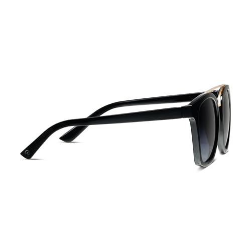 Peepers by PeeperSpecs Women's Palm Beach Oversized Polarized Sunglasses Square3